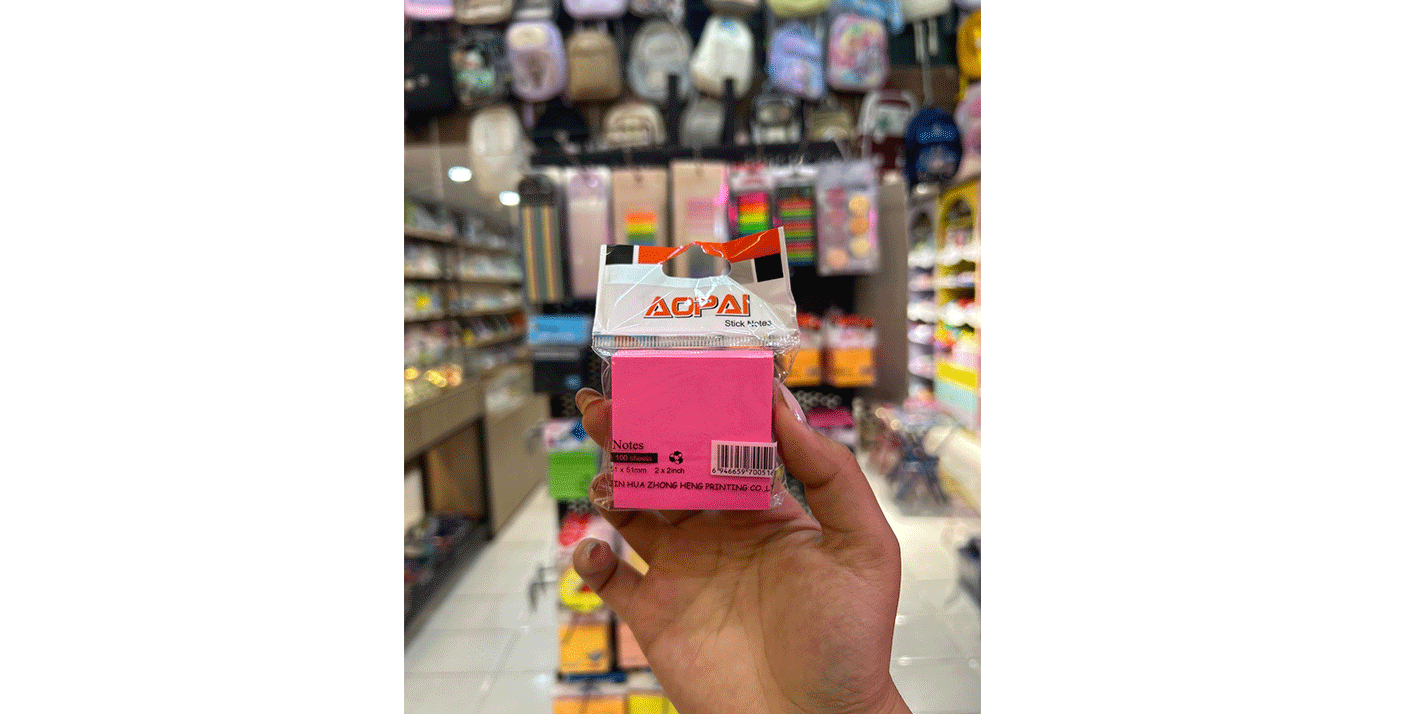 اندیکس نوت 5x5 رنگی بی خط