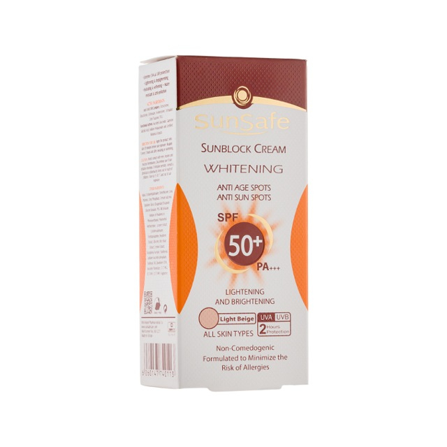 کرم ضد آفتاب روشن کننده و ضد لک رنگی سان سیف SPF 50