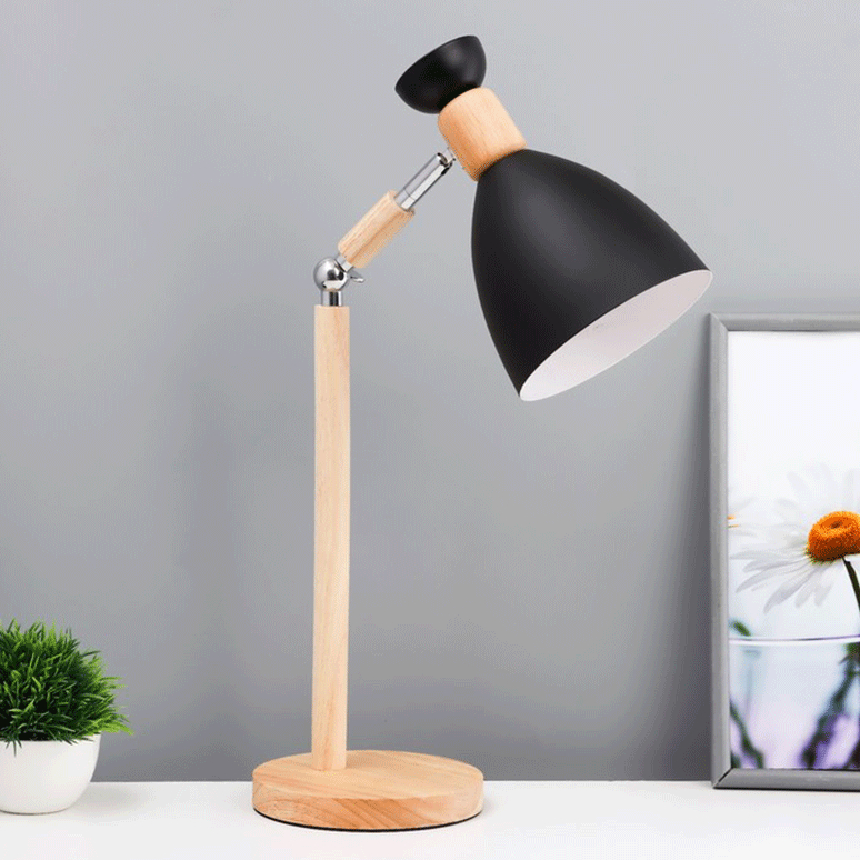 چراغ مطالعه چوب و فلز مشکی چوب و فلز MOY 1802