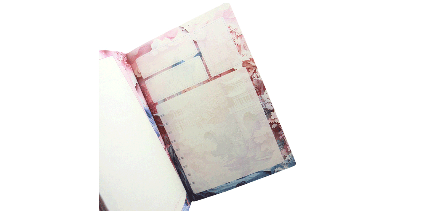 دفتر خاطرات A5 رمز دار با جعبه 1844