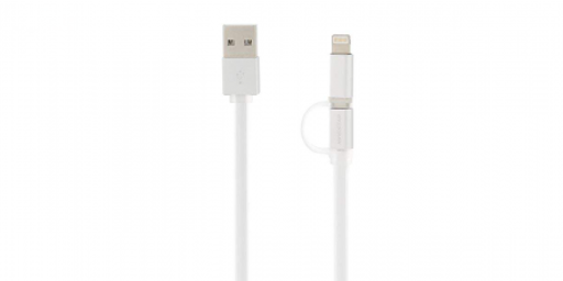 کابل تبدیل USB به microUSB/لایتنینگ کینگ استار مدل KS48 طول 1متر - مرجع: CAB1184