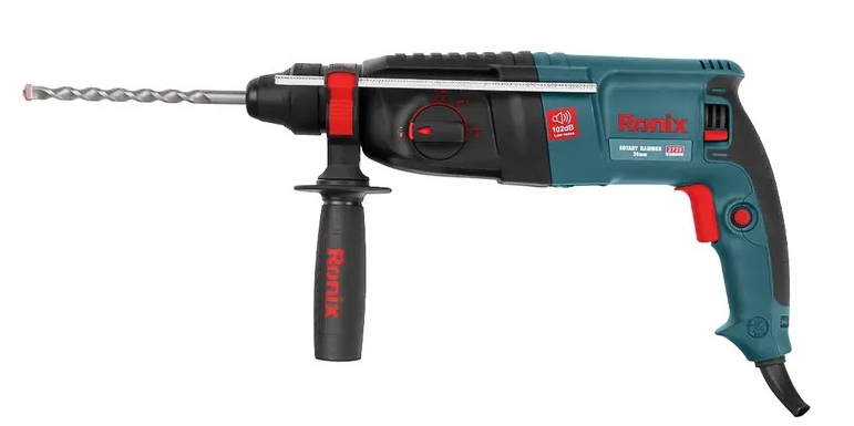 دریل بتن کن 26 میلیمتری 850 وات 3 حالته چهار شیار رونیکس 2725 Ronix - شناسه : PV575