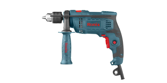 دریل برقی چکشی 13 میلی‌متری آچاری 750 وات 2800 دور رونیکس 2214 Ronix - شناسه : PV431