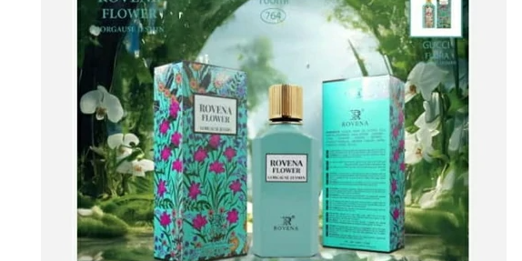عطر ادوپرفیوم زنانه روونا مدل فلاور گورجس جاسمین حجم ۱۰۰ میل خنک ملایم