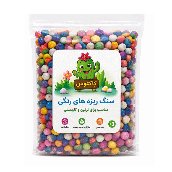 سنگ ریزه رنگی کاکتوس