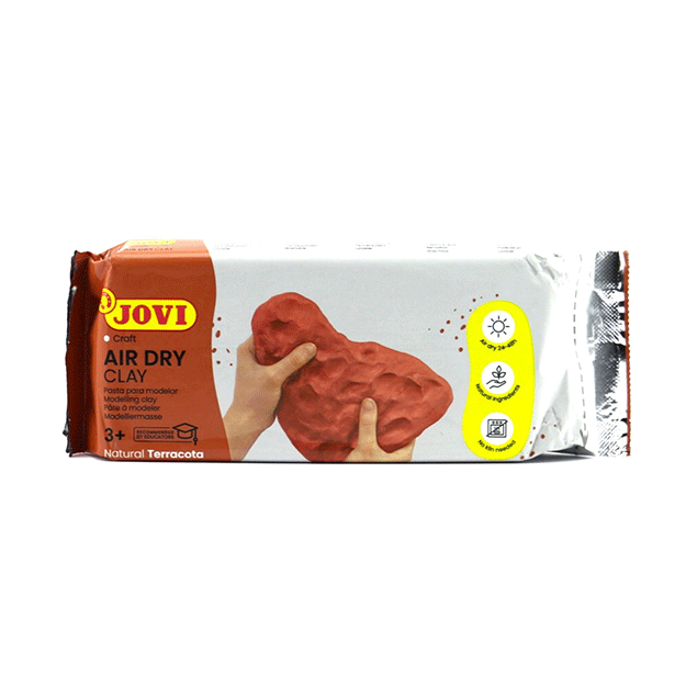 jovi خمیر هوا خشک خاکی 500 گرم